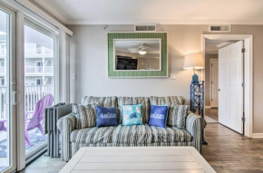 Condo with Spacious Balcony - 1 Block to Beach!